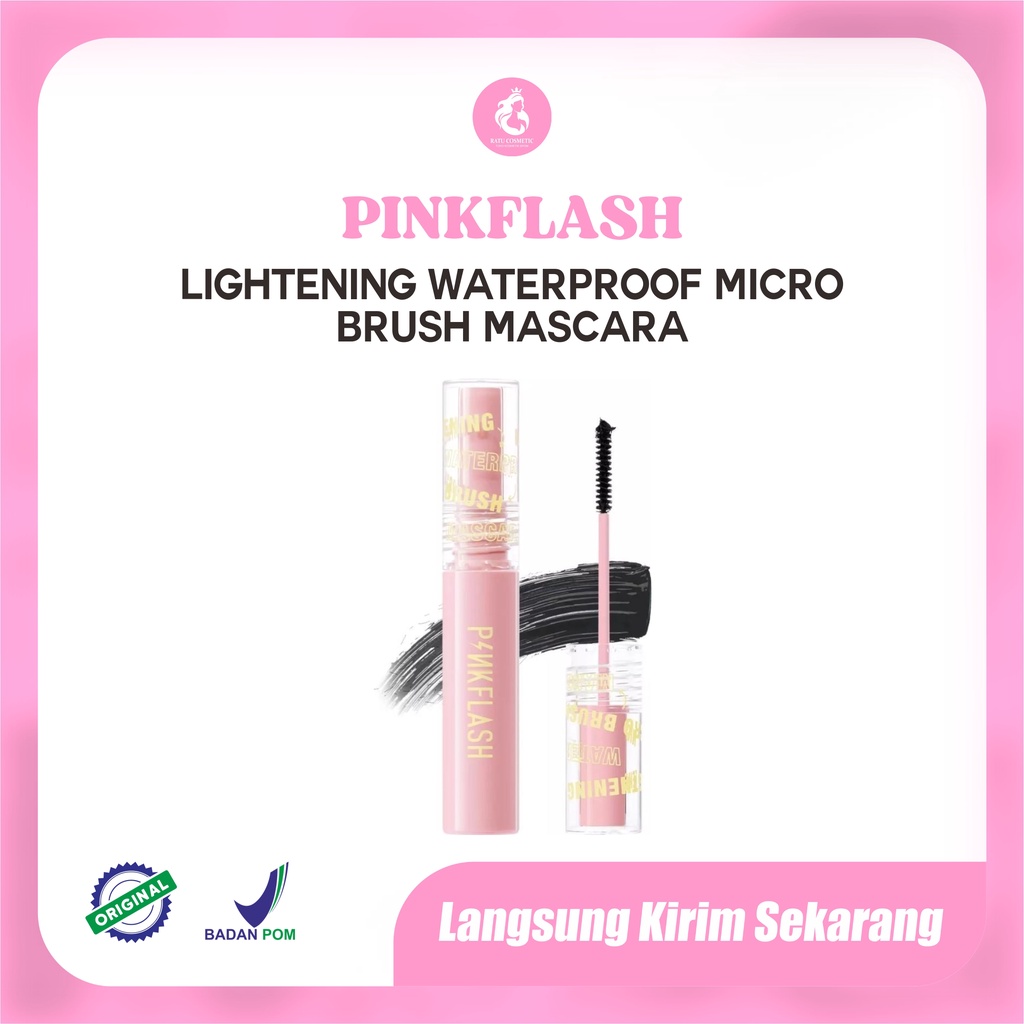 Pinkflash Limitless Eyelash Fiber Mascara Pinkflash Maskara Pinkflash Eyelash Pinkflash Maskara Pink Flash Mascara Pink Flash