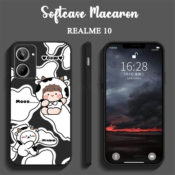Softcase Macaron Motif For Realme 10 Realme 10 Pro Realme 10 Pro+ [UV10] Case Kamera Protek Realme 1