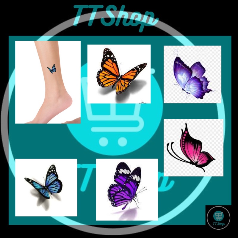 Tatto temporer tahan lama dan anti air gambar kupu-kupu tapi sampai sebulan ,tato temporary semi per