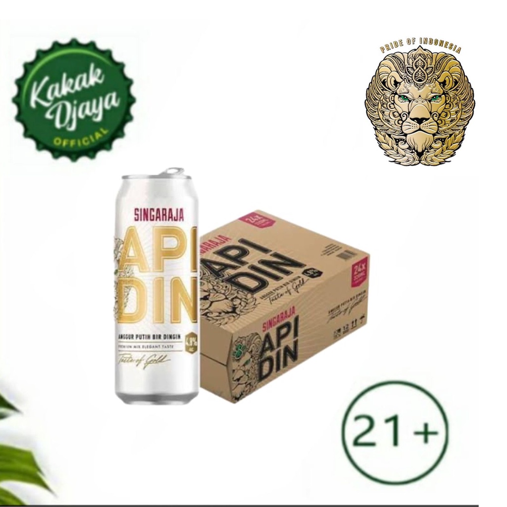 Apidin beer Singaraja Apidin bir Apidin 320 ml 24 can Apidin kaleng 320ml