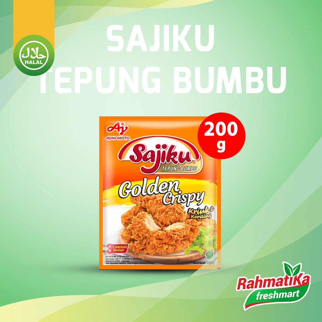 Sajiku Tepung Bumbu Golden Crispy 200 gr