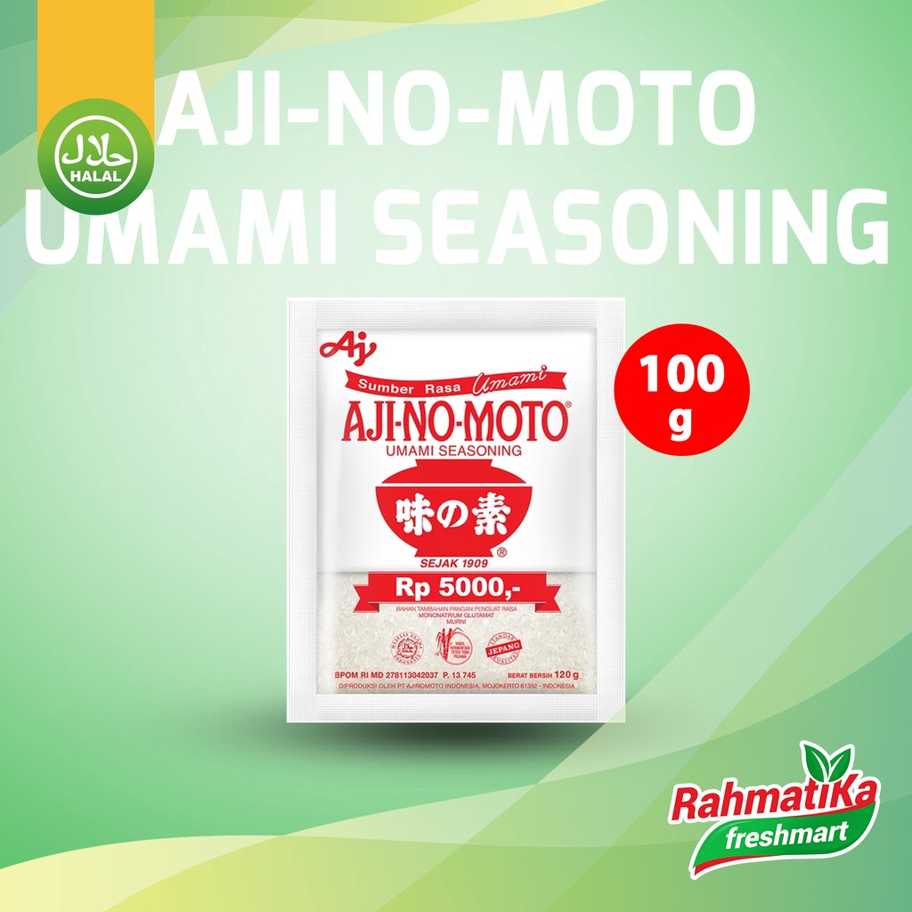 AJI-NO-MOTO Umami Seasoning / Ajinomoto Penyedap Rasa MSG 100 gram