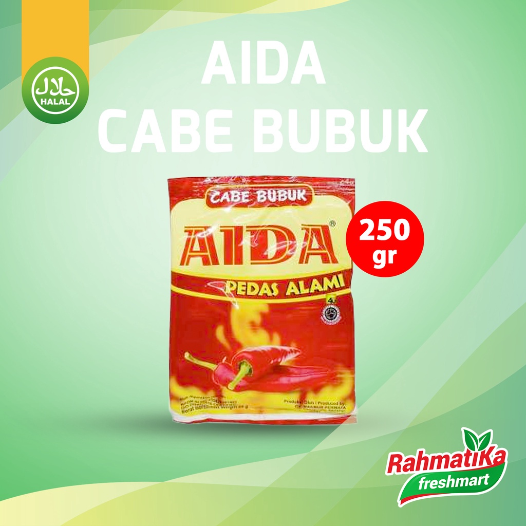 AIDA Cabe Bubuk / Cabai Bubuk Pedas Alami 250 gr