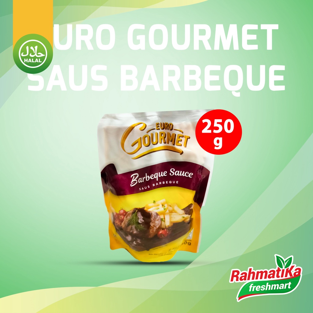 Euro Gourmet Barbeque Sauce / Saus Barbeque 250g (Pouch)