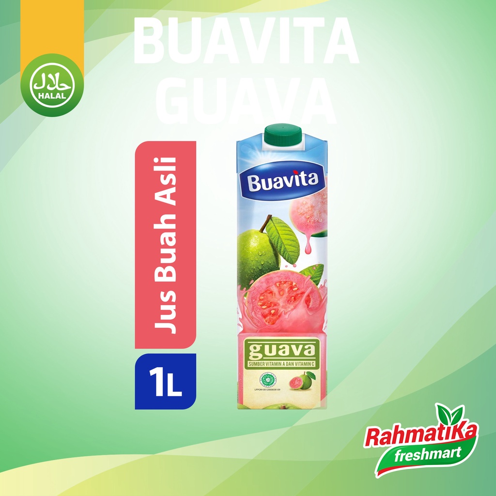 Buavita Guava - Jus Buah Jambu 1 Liter