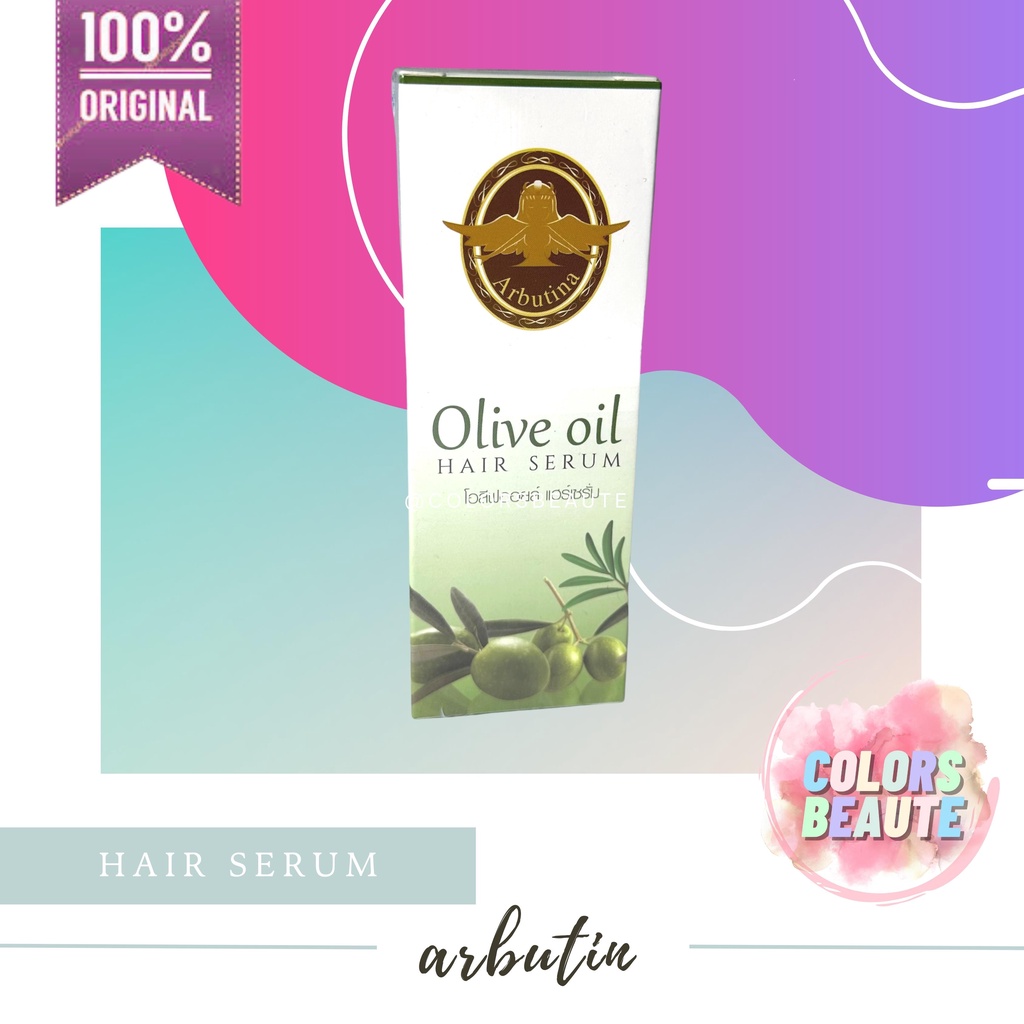 ARBUTINA OLIVE OIL HAIR SERUM / VITAMIN RAMBUT / SERUM RAMBUT