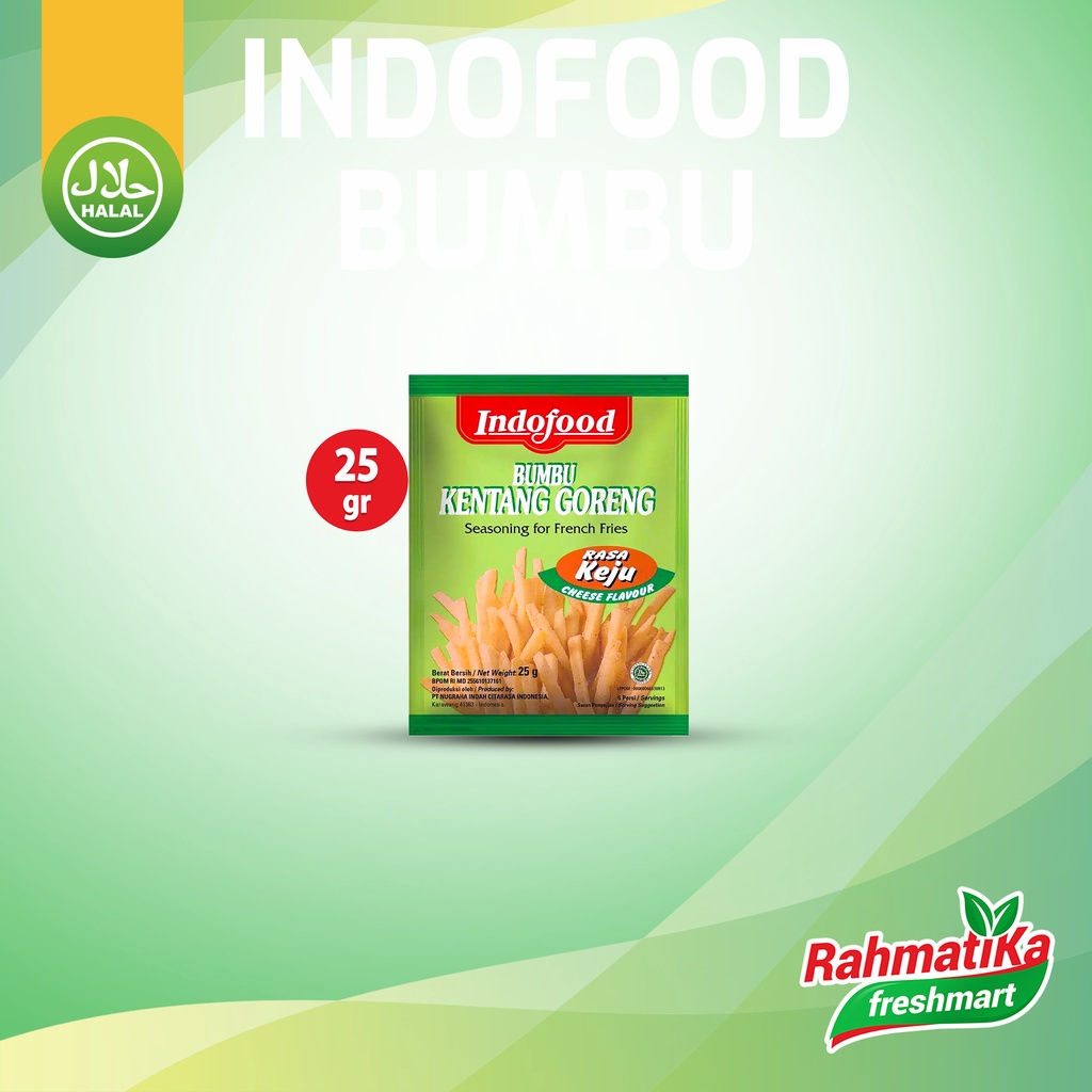 Indofood Bumbu Seasoning Kentang Goreng Rasa Keju 25 gram