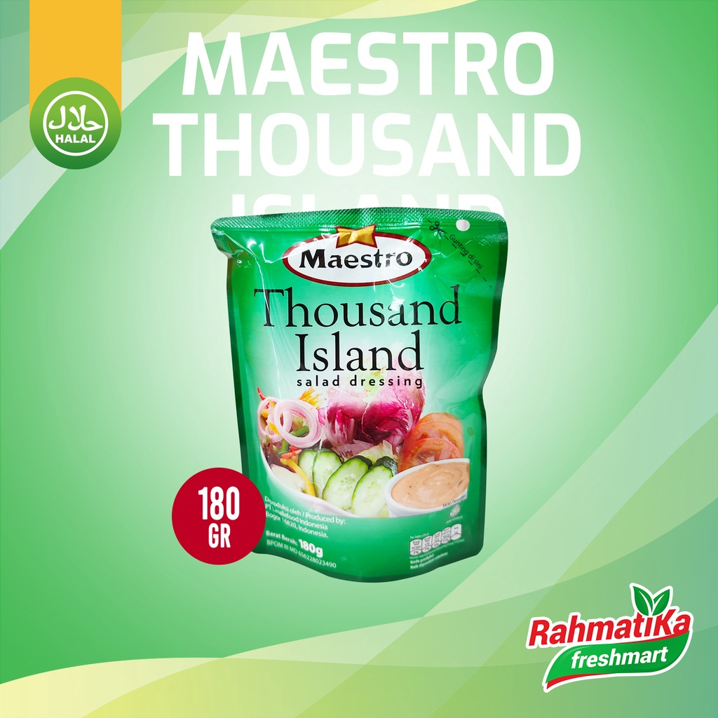 Maestro Thousand Island Salad Dressing 180 gr