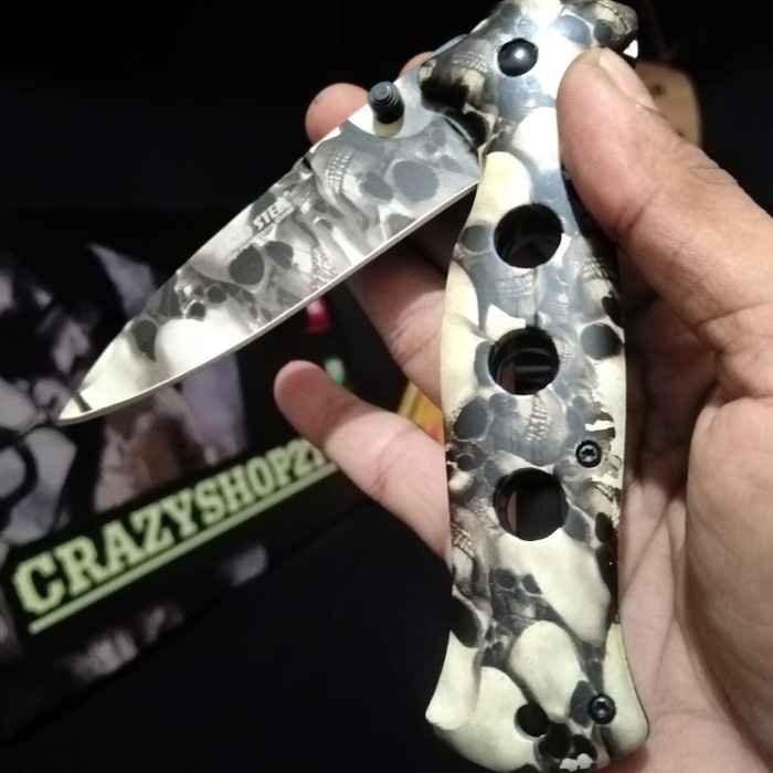 Pisau Lipat Survival Cold Steel P626 / Survival Kit / Pisau Lipat