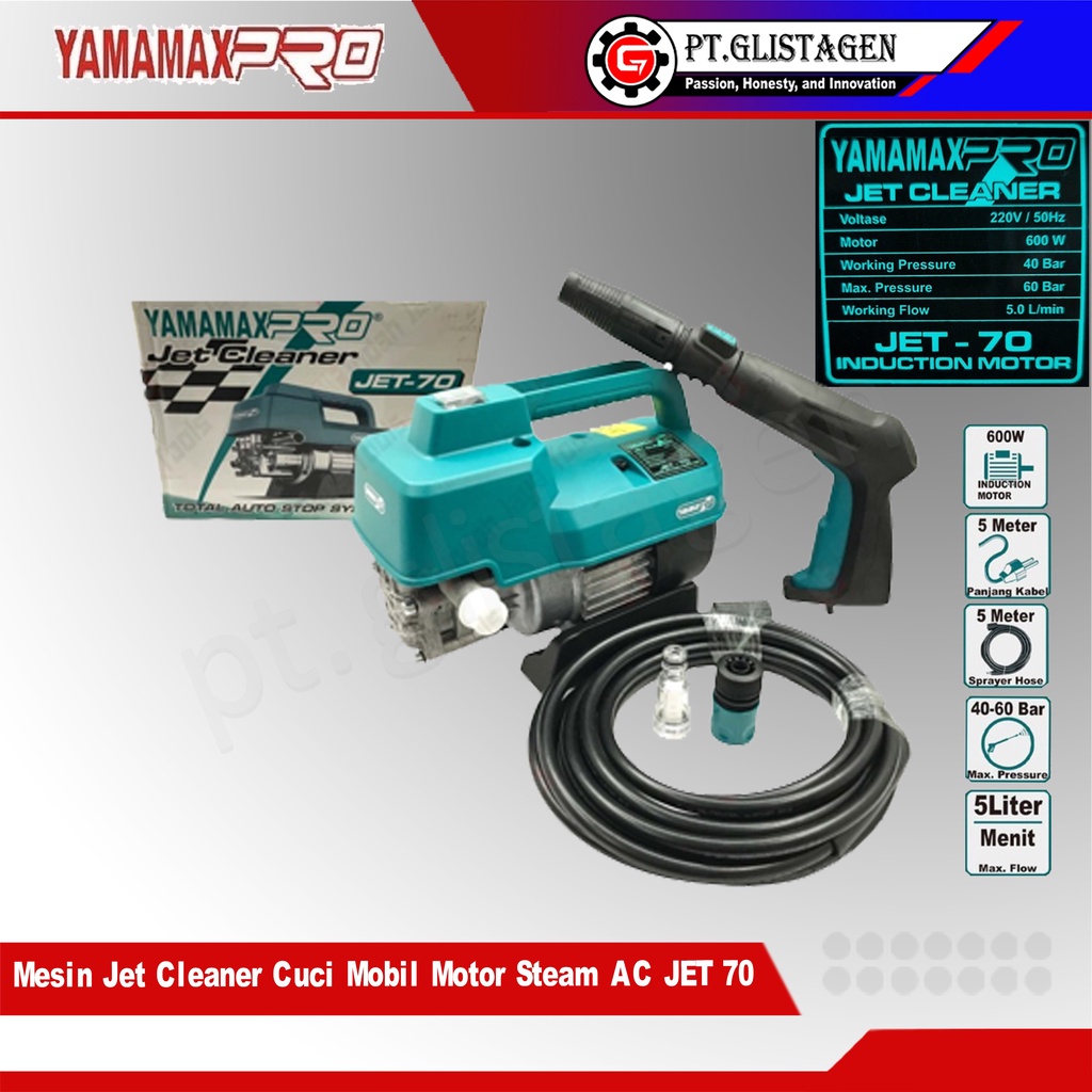 YAMAMAX PRO JET 70 Mesin Jet Cleaner Cuci Mobil Motor Steam AC Yamamax JET-70