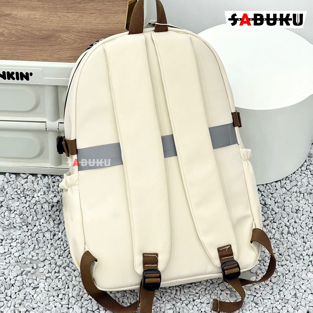 Tas Ransel Anak Sekolah SD SMP SMA Simple Style Tas Punggung Unisex Backpack Laptop - 292