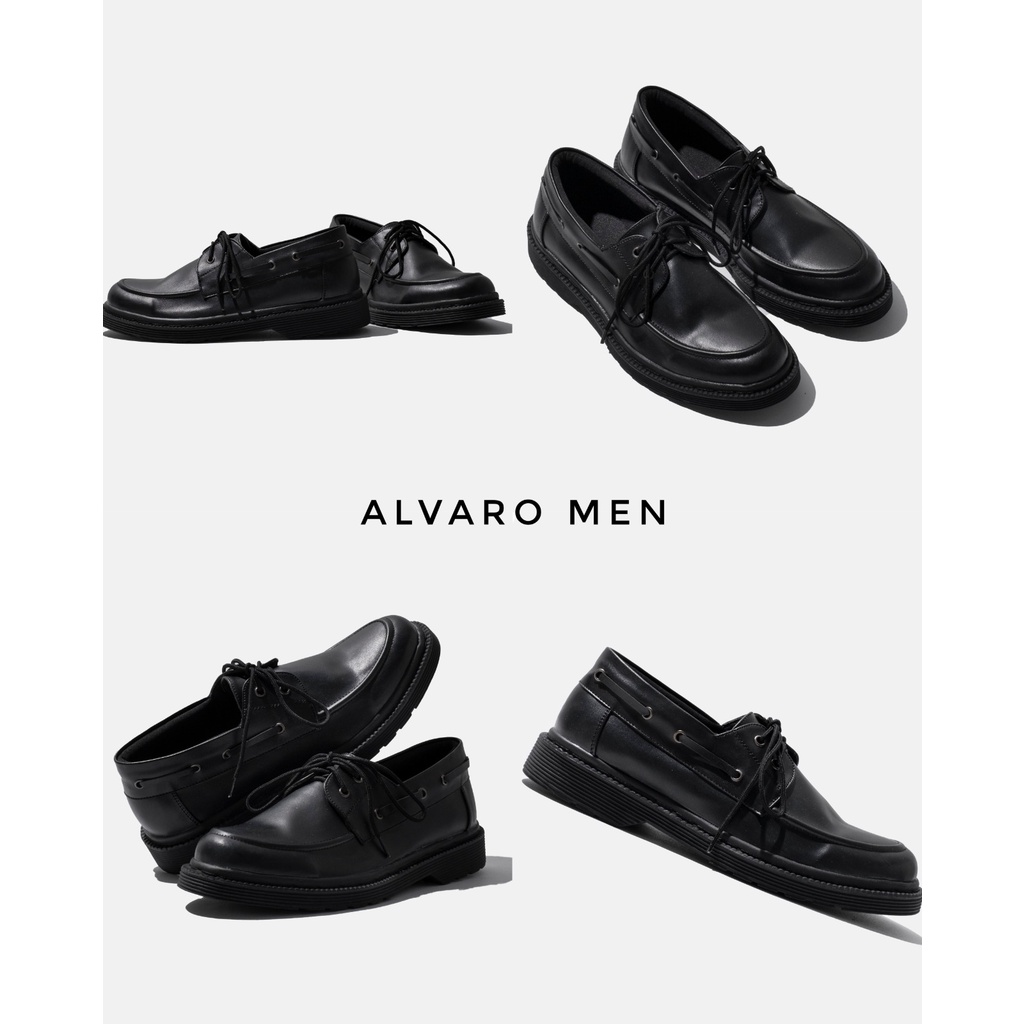 LALAKI FOOTWEAR Sepatu Formal Oxford Pria ALVARO MEN Black