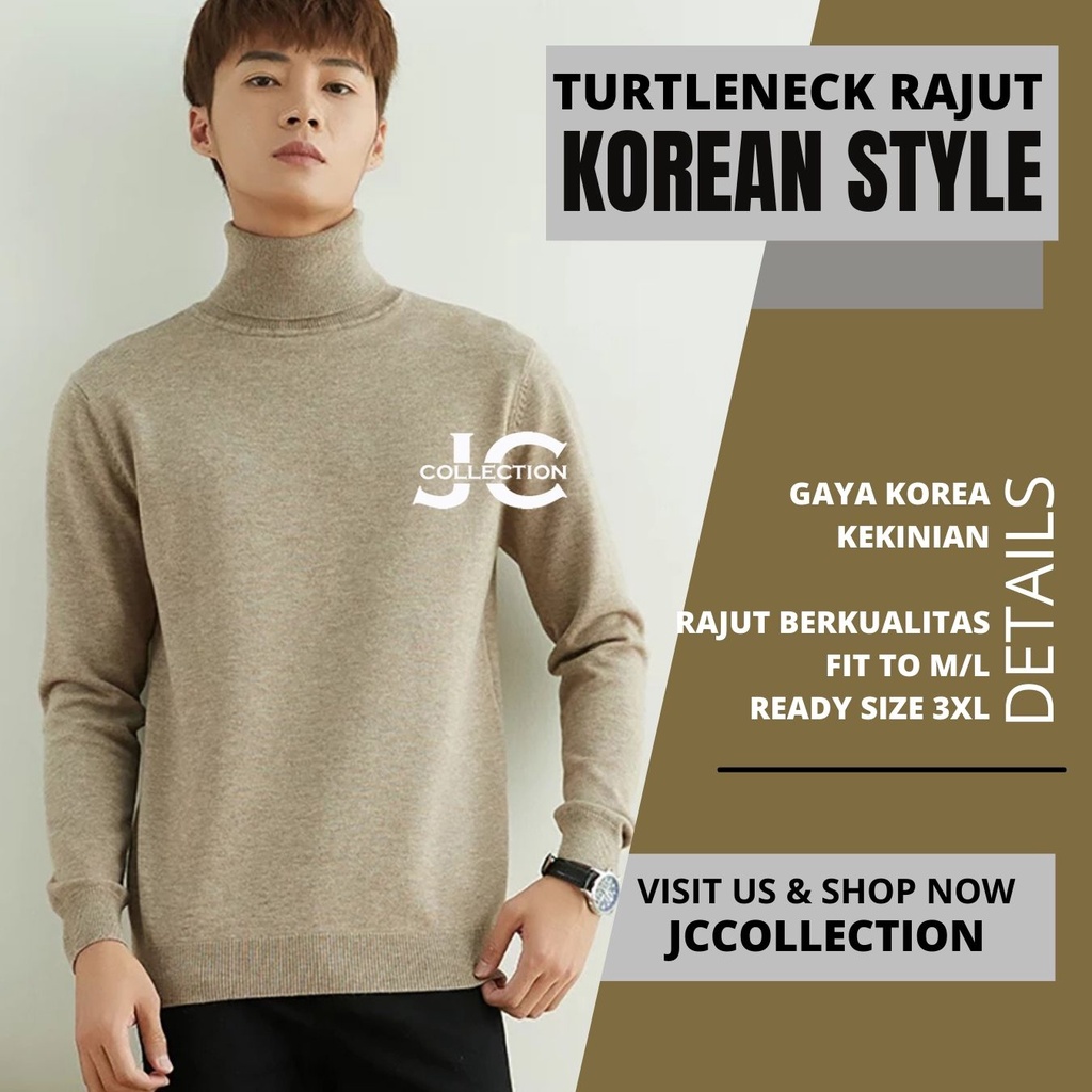 Sweater Pria Turtleneck Rajut Premium – Vindyzie / Knitting Sweater - JCCollections