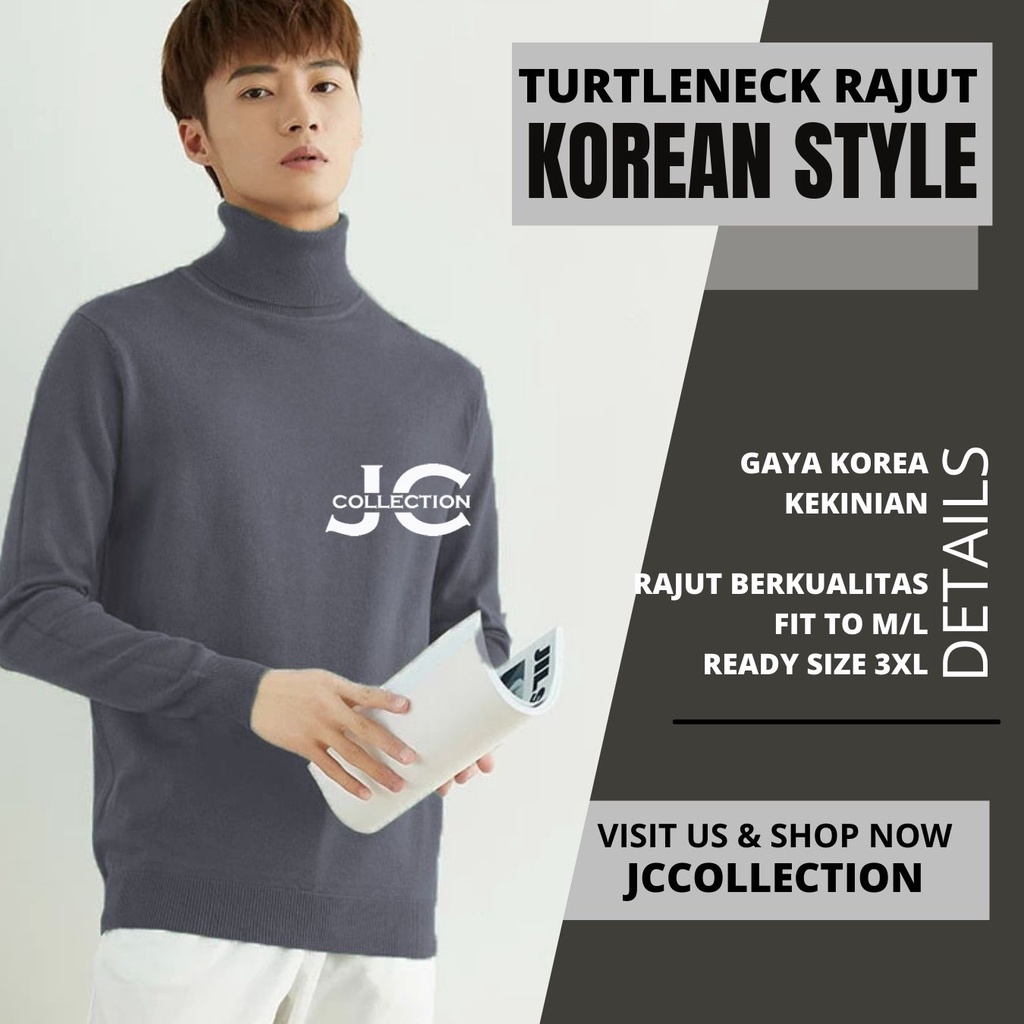 Sweater Pria Turtleneck Rajut Premium – Vindyzie / Knitting Sweater - JCCollections