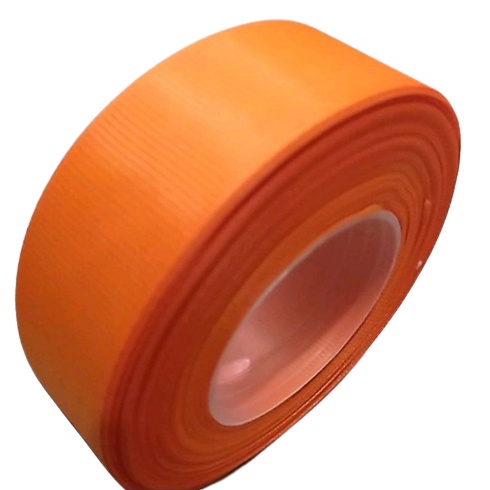 

ORANGE [ 20 YARD ] PITA GROSS GRAIN POLOS 1 INCH - HIASAN KADO HAMPERS LEBARAN EID MUBARAK