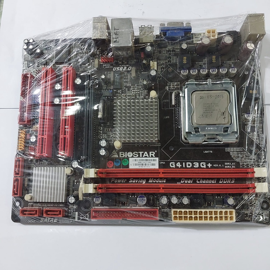 mainboard intel G41 biostar G41D3G+