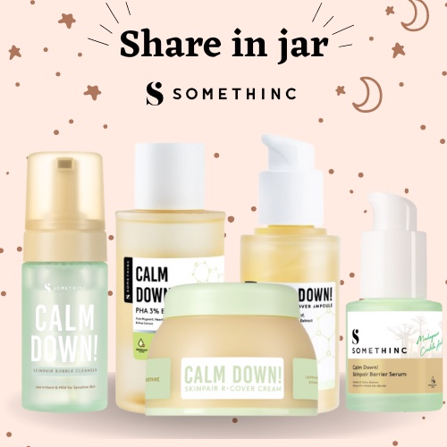[Share In Jar] Somethinc Calm Down PHA 3% Everday Toner, Skinpair R-Cover Ampoule, Skinpair Bubble C
