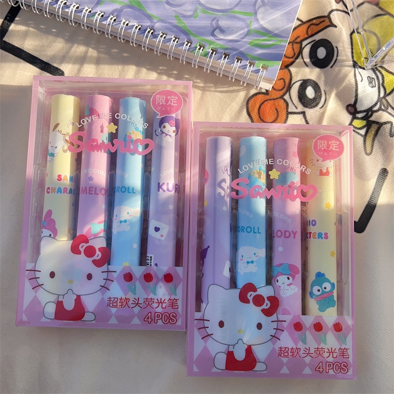 

PENA / pen love me colors sanrio character bulat pastel 4pcs