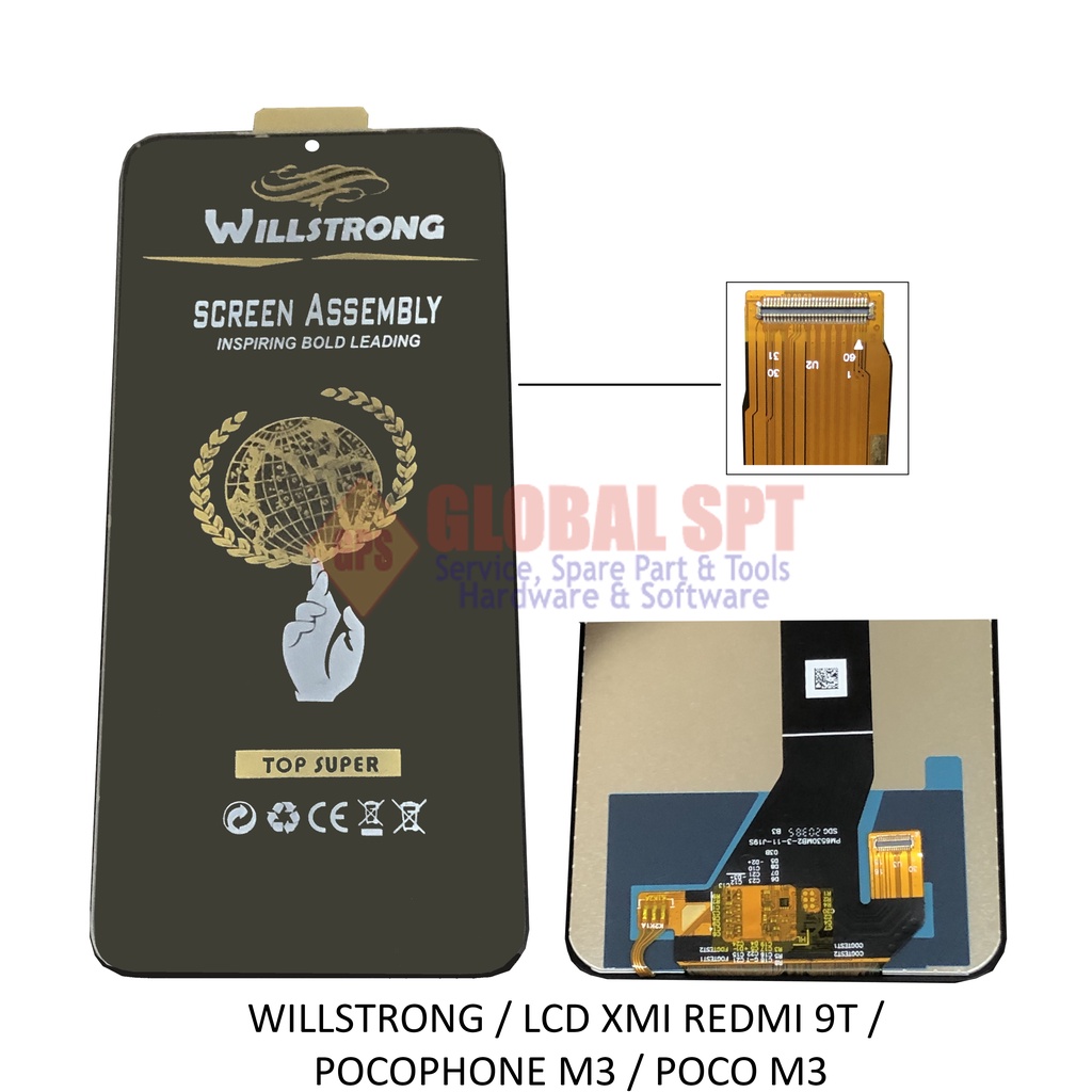 WILLSTRONG / LCD TOUCHSCREEN XIAOMI POCOPHONE M3 / REDMI 9T