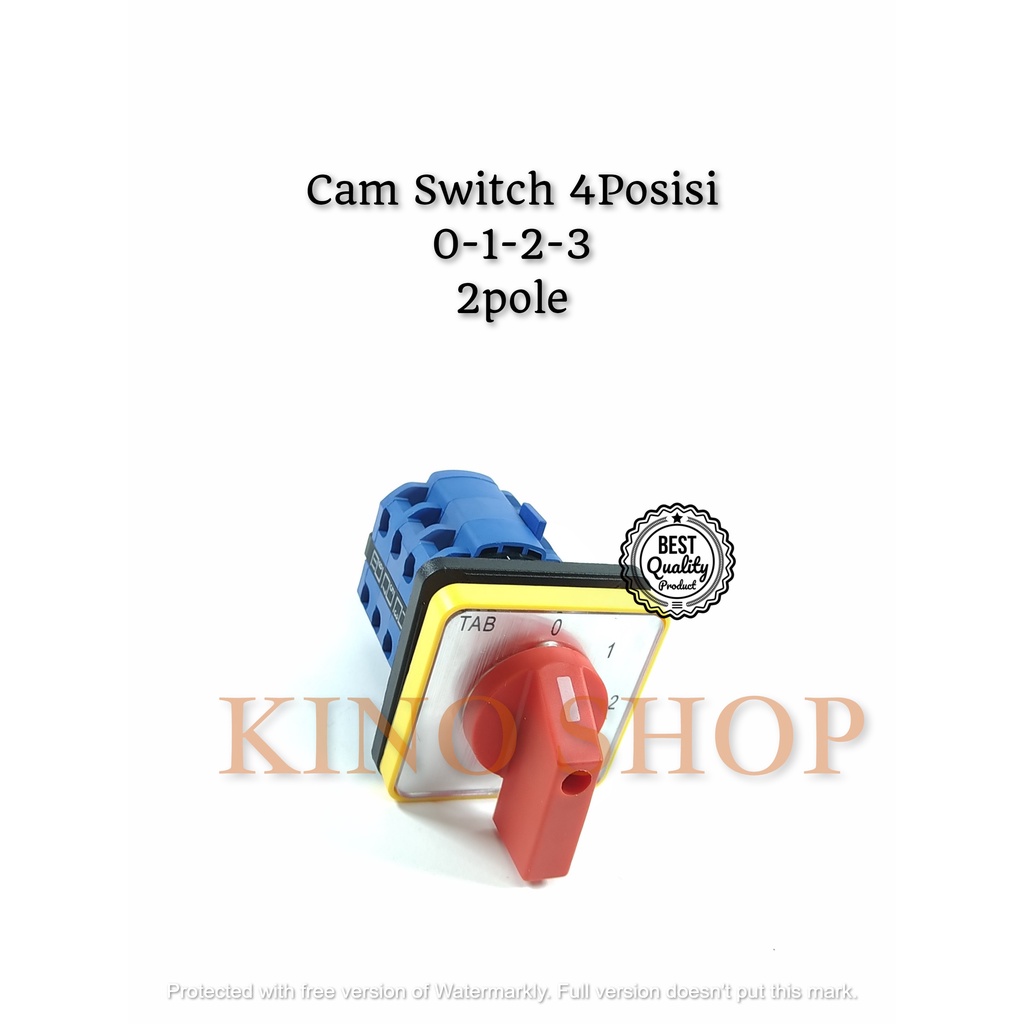 Cam Switch 4Posisi 0-1-2-3 2Pole - Switch 4Posisi