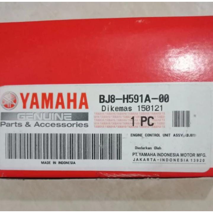 ECU CDI FINO FI 125 ASLI ORI YAMAHA BJ8 H591A 00