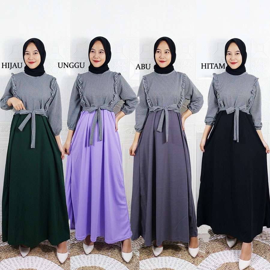 CARLINA GAMIS MAGNOLIA ZAVIER MAXY MODERN MIX KOMBINASI KOTAK