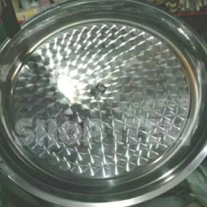 Nampan Bulat Stainless 70Cm / Nampan Stainless Bulat 70 Cm [Cod]