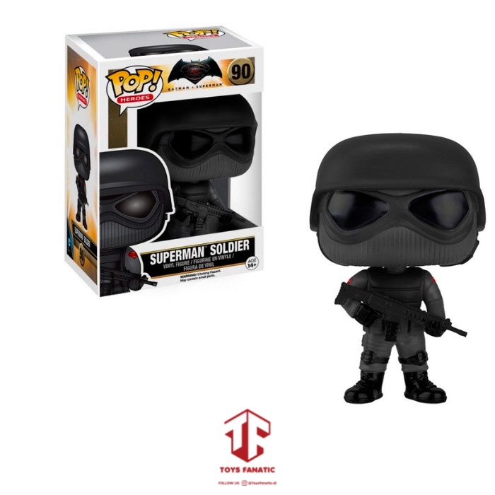 Must Have Funko Pop Batman V Superman - Superman Soldier #90 Termurah
