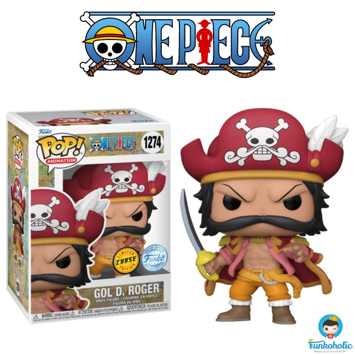 Flash Sale Funko Pop Animation One Piece - Gol D. Roger With Hat Chase Exclusive Termurah
