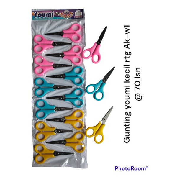 

Gunting Kecil Tajam merk Orlee dan Ozzie Anti Karat (1 RENTENG isi 12 PCS)