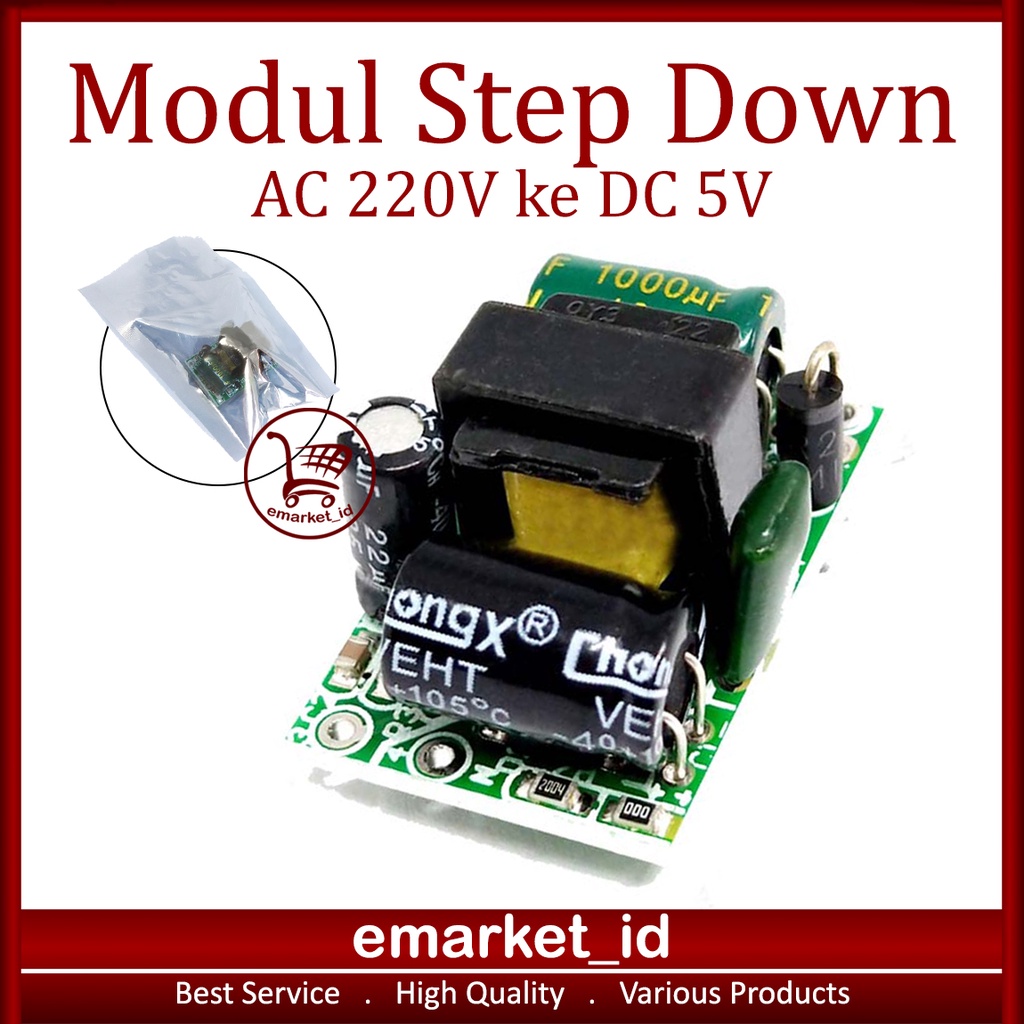 Modul Step Down AC-DC 220V ke 5V AC DC / Konverter Power Supply 5V700mA / Converter Isolated