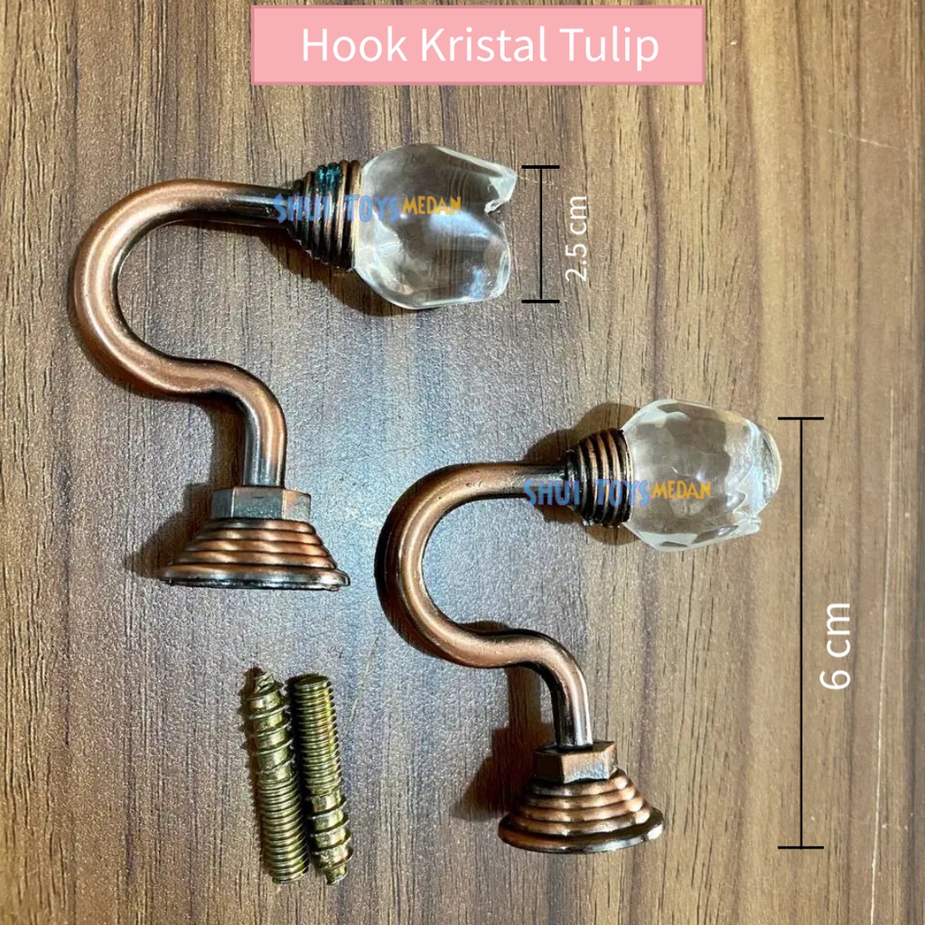 Hook Gorden / Hook Gorden Tulip - Hook kristal - Hook Bunga Tulip