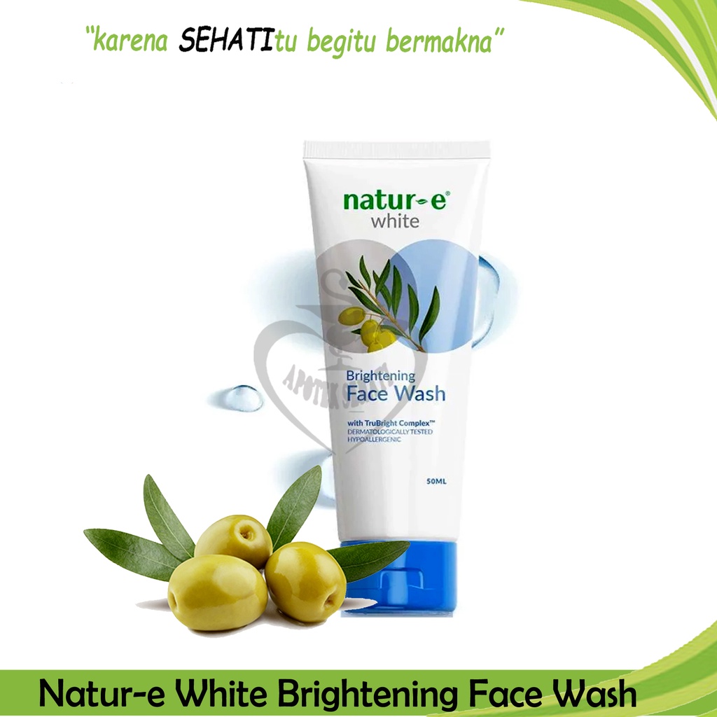 Natur-E White Brightening Face Wash Pembersih Mencerahkan Kulit Wajah