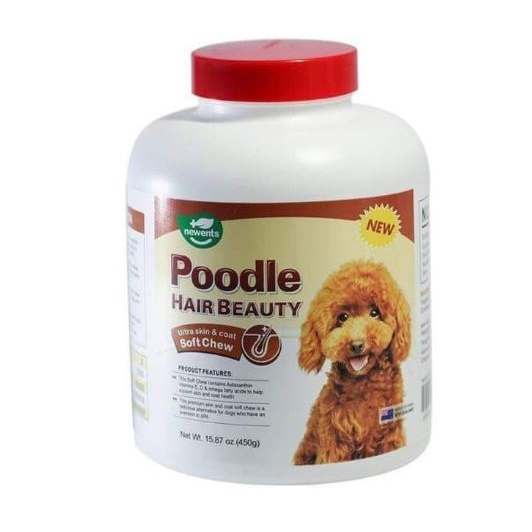 Vegebrand Poodle Hair Beauty 450GR Soft Chew Vitamin Bulu Kulit Anjing