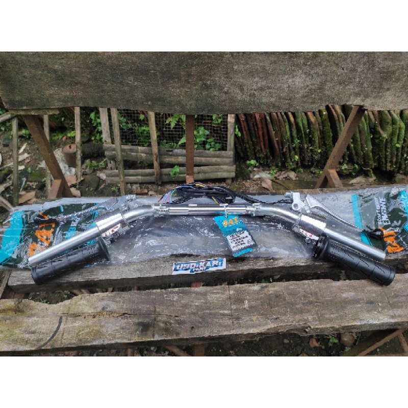 PAKET SET  stir copy daytona set holder kanan kiri cb 100 set hendel stang copy daytona set master r
