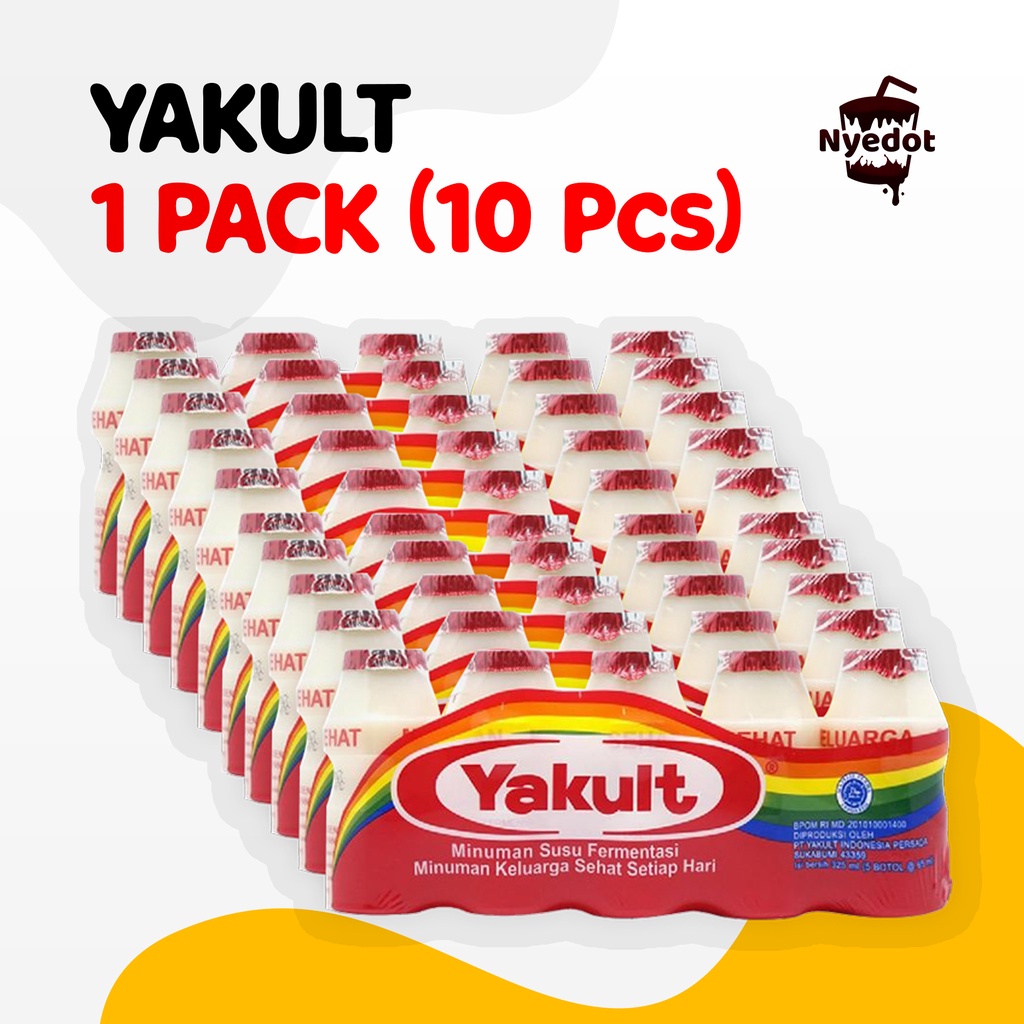 

Yakult 1 Ball isi 10 pack yakult - Yakult 50 botol - Nyedot kutisari - Nyedot indonesia - Surabaya