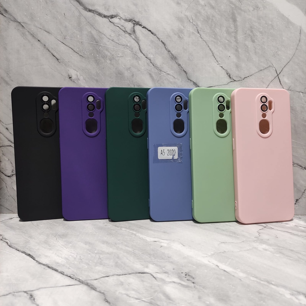 SOFTCASE MACAROON LENSPRO CANDY OPPO A5 2020 OPPO A9 2020 OPPO A52 OPPO A92 OPPO A53 OPPO A33 WHITE_CELL