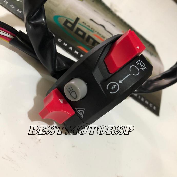 SAKLAR KIRI LAMPU MOTOR VARIASI TOMBOL UNIVERSAL MOTOR