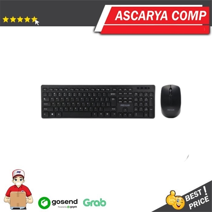 Rexus KM8 Bundle Combo Office Keyboard + Mouse Wireless