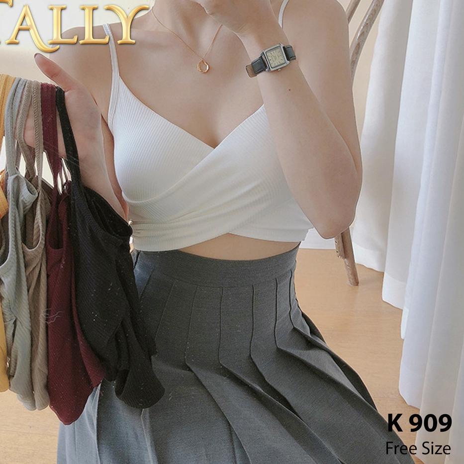 TALLY Bralette Bra kemben Fashionable Bahan Katun Fit 34 - 38 K 909 - BRALETTE TALLY K 909 - TANKTOP SEXY KOREAN