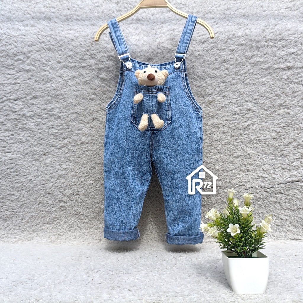 Overall Boneka Anak - Jumpsuit Wearpack Celana dan Rok