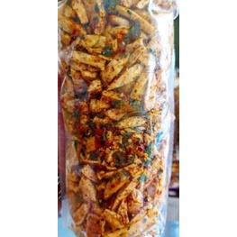 

BASRENG DAUN JERUK PEDAS ISI 50 gram-250gram-500gram/ BASO GORENG / BASRENG PEDAS/BASRENG KERING CABE ASLI