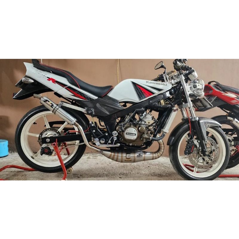knalpot ahau ninja r rr 40 super cobra