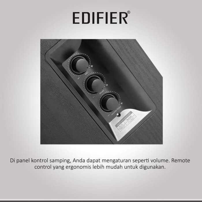 Edifier Speaker Aktif 2.0 Dual Microphone Bluetooth AUX RCA - R1580MB - Black