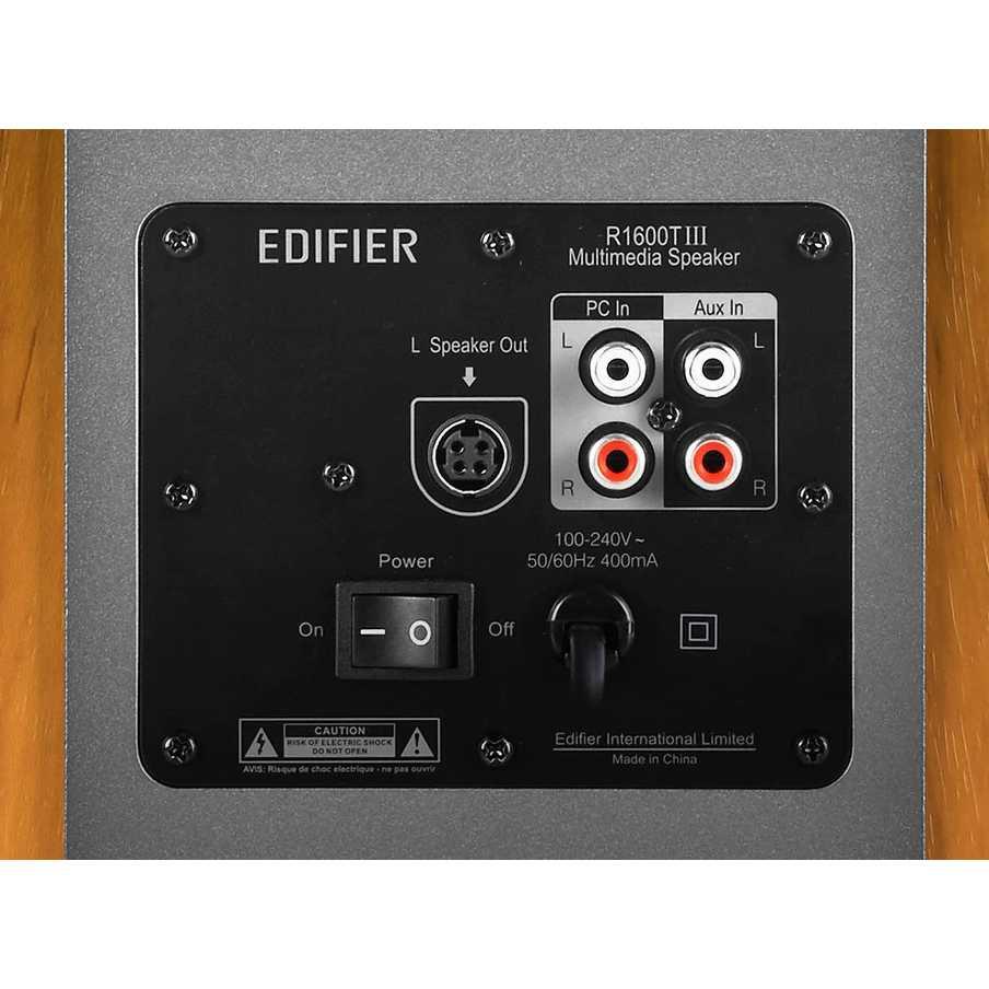 Edifier Bookshelf Active Stereo Speaker 2.0 - R1600TIII - Brown