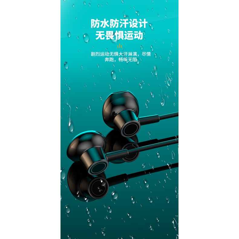 Headseat / Earphone Bluetooth V52 Sport Waterproof Baterai Tahan Lama dan Fast Charging