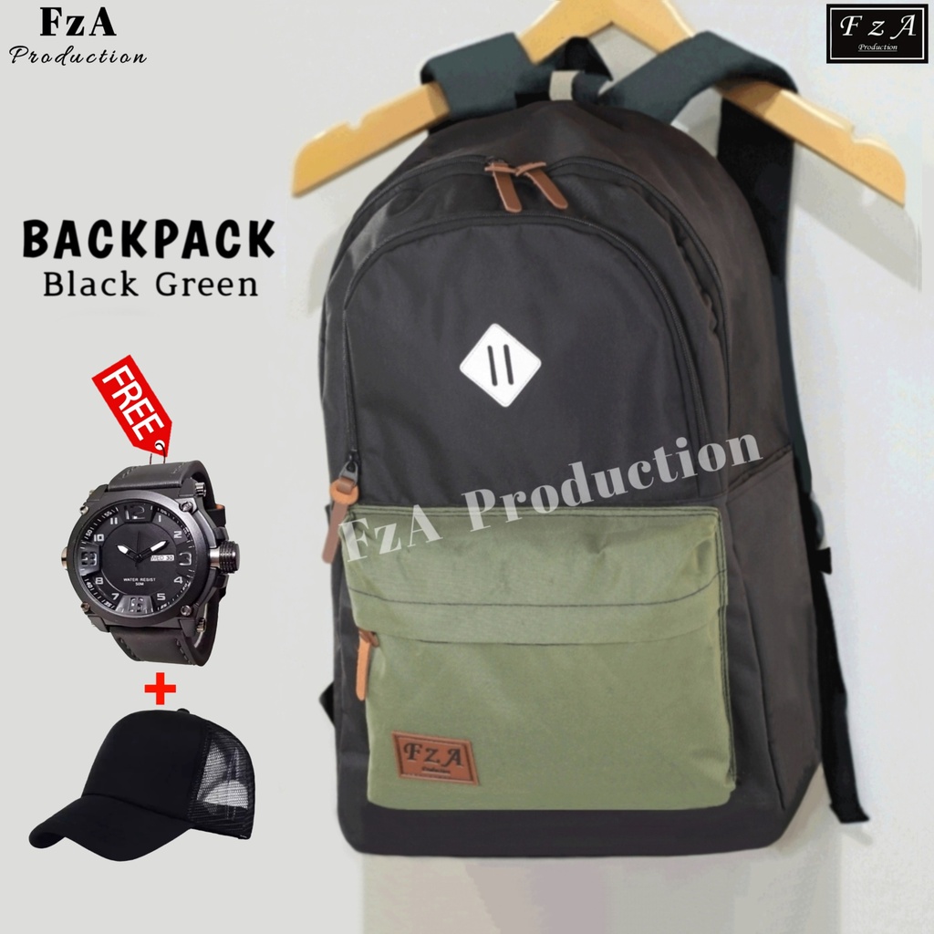 FzA Official - Tas Ransel Distro Original Casual pria Wanita / Tas Ransel Laptop / Backpack Sekolah Kuliah Distro Original Tas Punggung Laptop - BGFQT