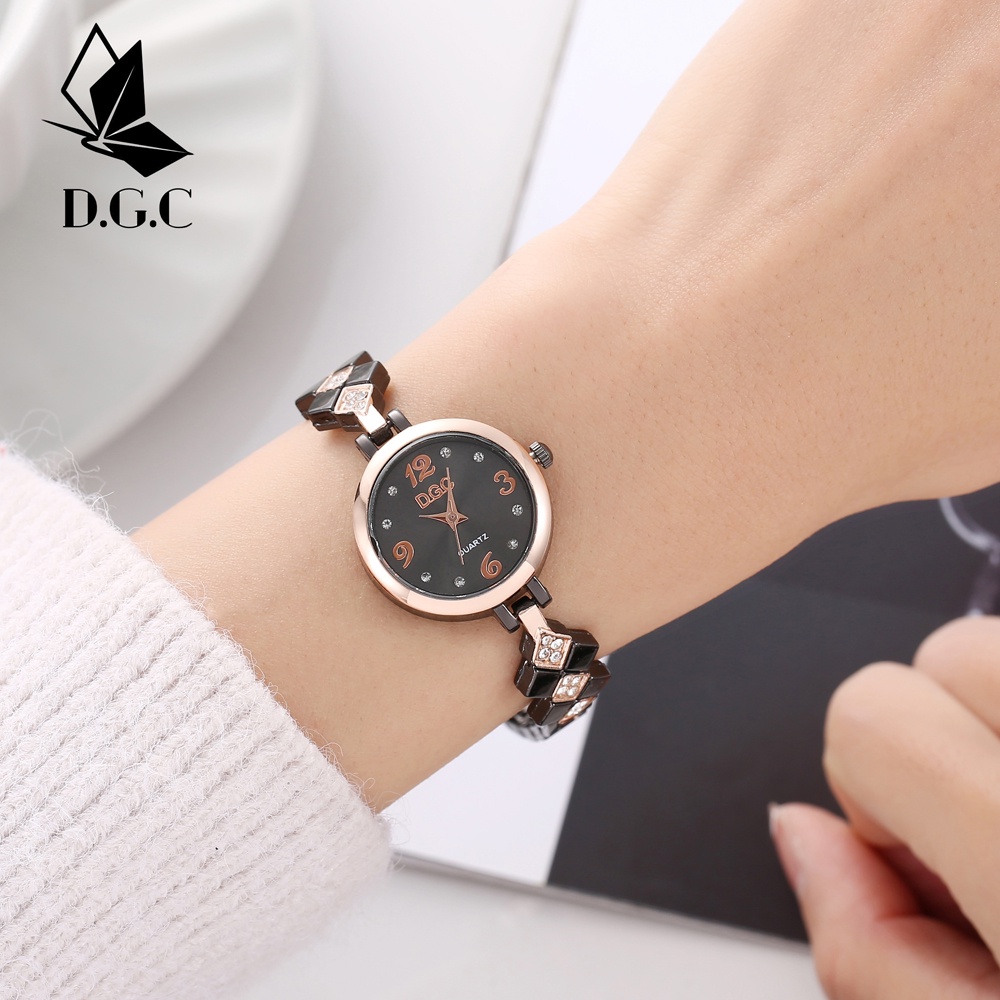 ✅COD Jam Tangan Wanita Cewek Quartz Analog Import Stainless Steel Murah Grosir W256