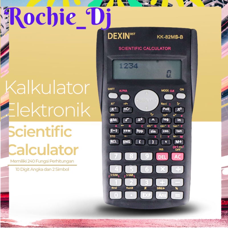 

KALKULATOR ELEKTRONIK SCIENTIFIC CALCULATOR - KK-82MS-B