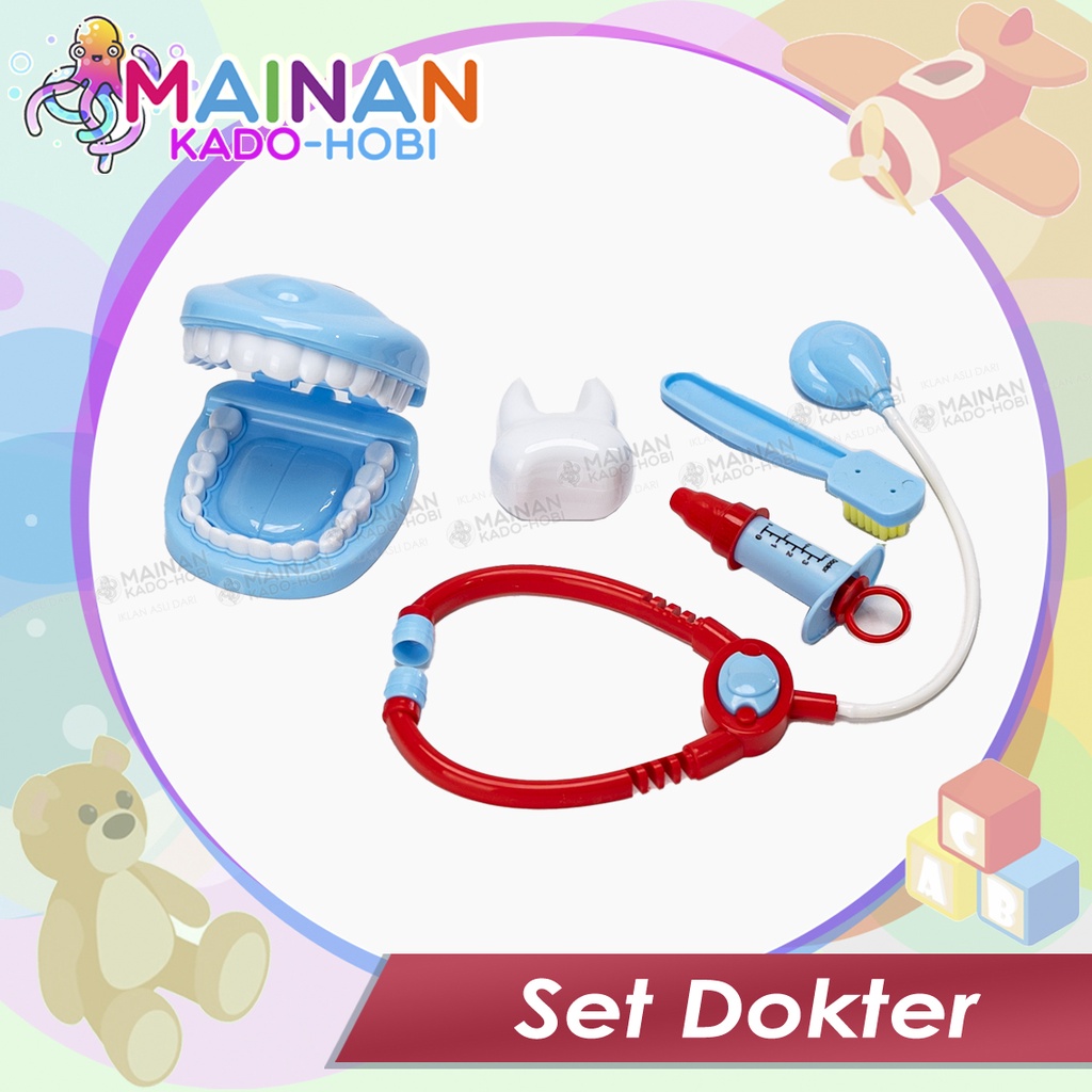 SET HADIAH ULANG TAHUN MAINAN ANAK DOKTER GIGI DENTIST TOOL TOYS